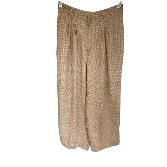 100% Silk Sz 10 Wide Leg Linda Allard Ellen Tracy Pants Pockets Old Money Lined - Picture 2 of 13